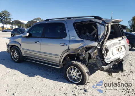 2006 Toyota Sequoia Sr5 z USA, uszkodzony, nr VIN 5TDZT34A66S277468